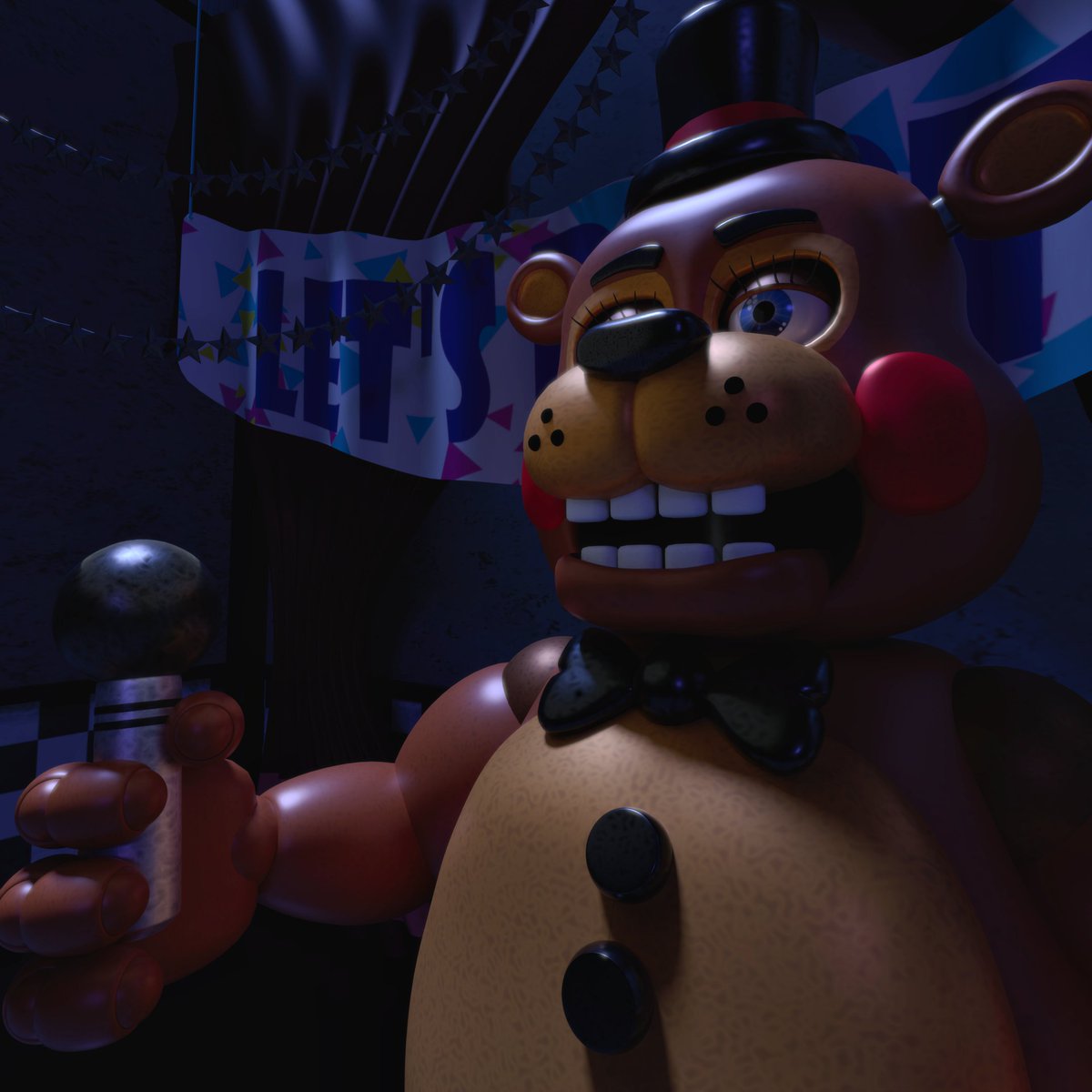 BitWizard727's tweet image. New and improved...

#fnaf #toyfreddy