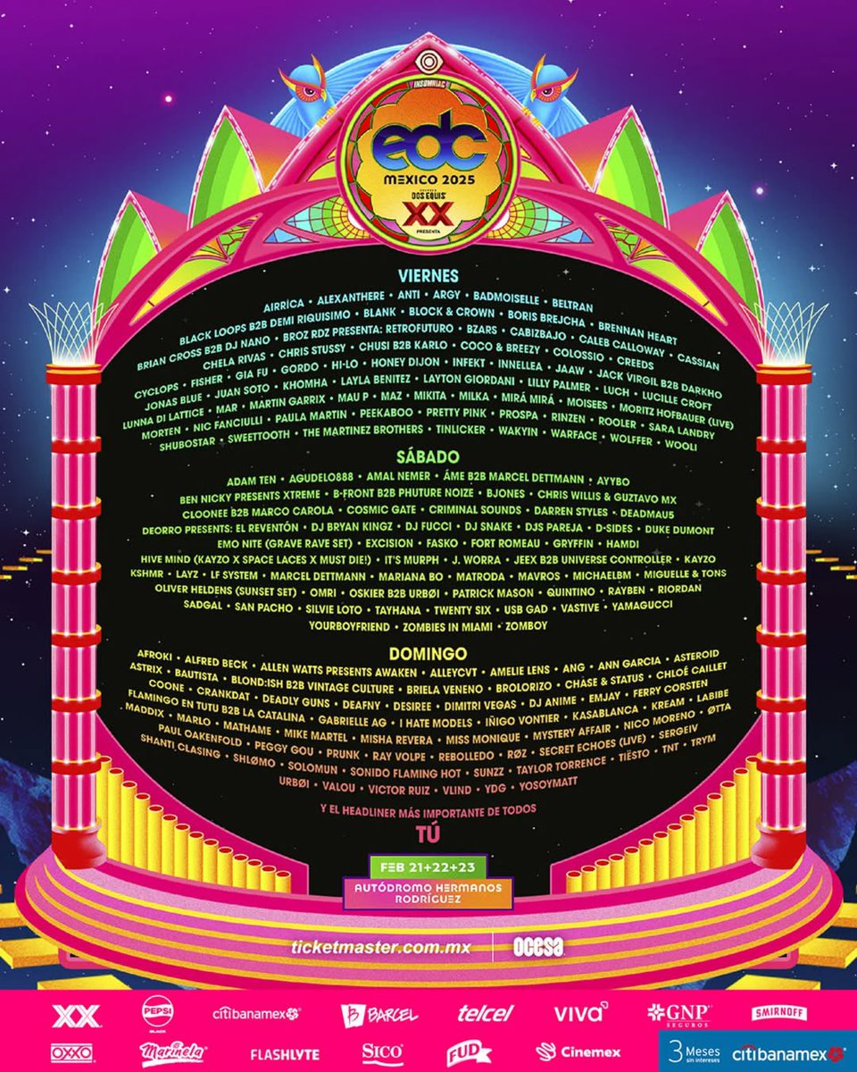 Nos vemos en EDC MÉX 2025 🇲🇽🔥