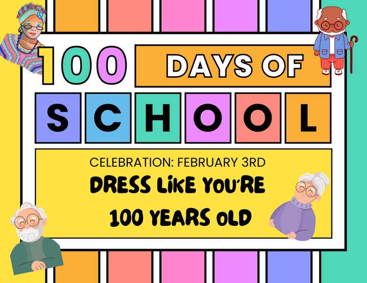 BaylessLISD's tweet photo. Dress up to celebrate 100 days of school! https://t.co/mGrCfbIwoi