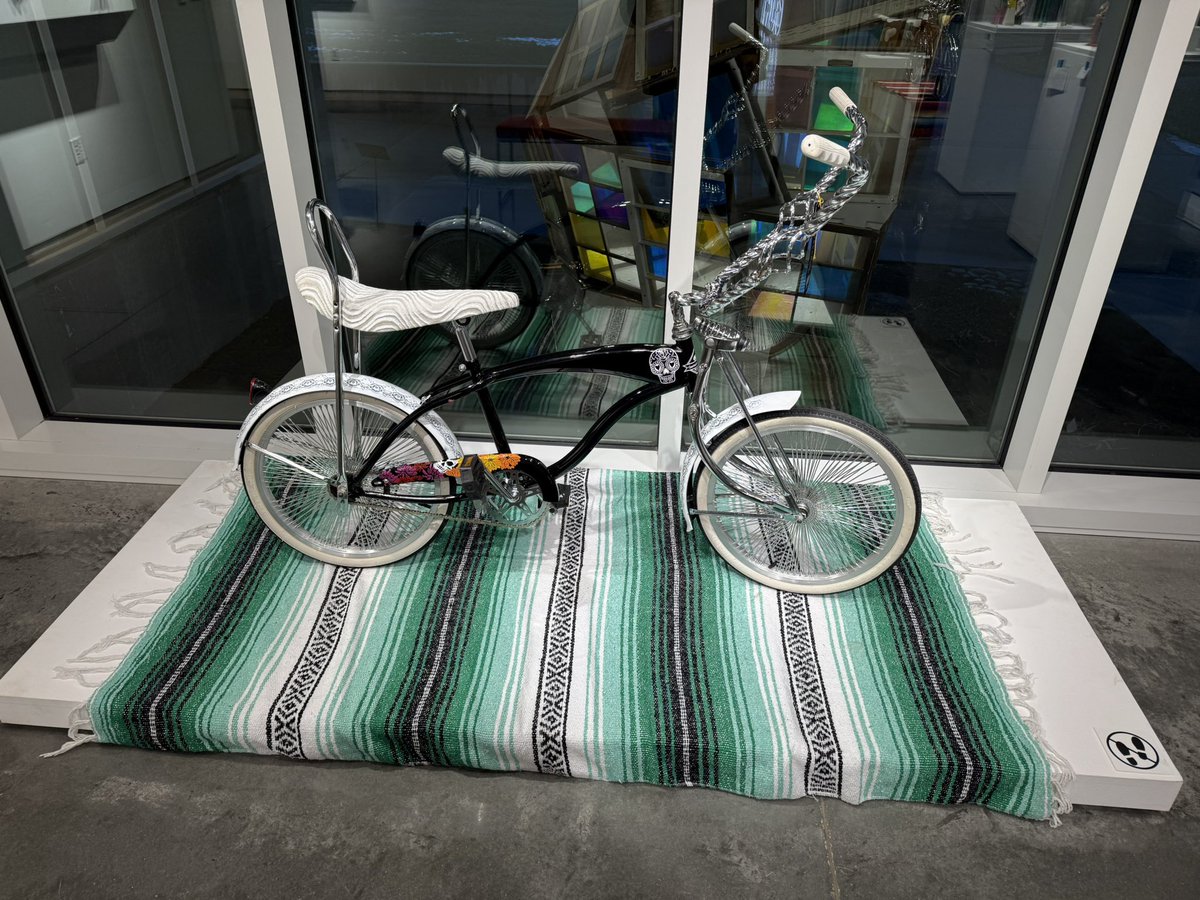 Check this out— our bikes and club photo gallery are now up on display at the Johnson County Community College Fine Arts &amp; Design Building, in collaboration with the Nerman Museum of Contemporary Art! The work of our student artists will be on display through March 5th.