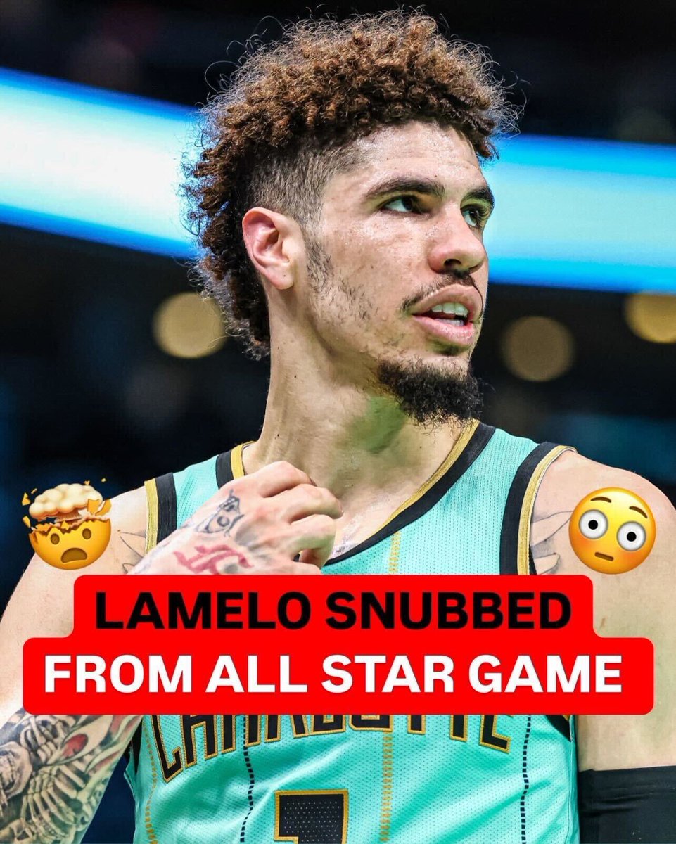 LaMelo Ball was not named an All-Star 😳

• 1st in Fan Voting 
• 3rd in Player Voting
• 28.2 PPG, 7.3 APG, 5.3 RPG

Should he have been an All-Star? 🤔