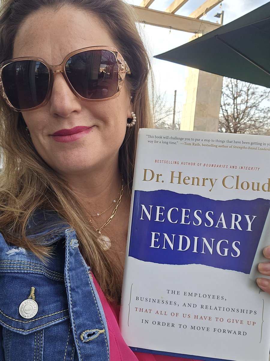 Going through a break-up while running a biz remotely, raising kids as a single mom, &amp; running a dept for the county. I tend to hold on after things need to end because I make a nest out of dead branches &amp; tell myself it's cozy. I needed this book. <a href="/DrHenryCloud/">Dr. Henry Cloud</a>
