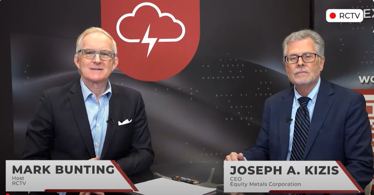 Joseph Kizis, President and Director of Equity Metals, sat down with @RedCloudTV’s Mark Bunting at #VRIC2025 to talk about assays at Silver Queen and what the next steps in exploration are for 2025.

Watch the conversation now: bit.ly/4hws7CJ

#Mining #PreciousMetals