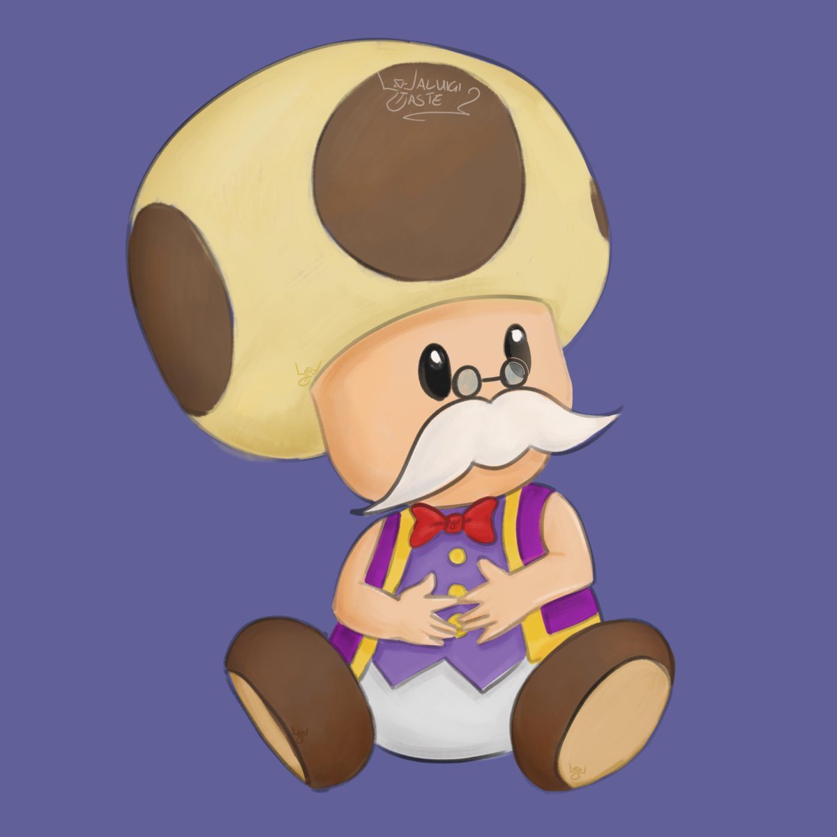 waluigitaste's tweet image. hi! whatever this is. i miss toadsworth so yeah here&apos;s some advice from the old man

have a good day!
WaluigiTaste
#supermario #supermariofanart #toadsworth #digitalart #supermariosunshine