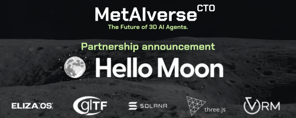 Hey everyone! We're excited to announce our partnership with <a href="/HelloMoon_io/">Hello Moon</a> to level up our AI agents and bring them to life! Huge thanks to our incredible community—there’s so much more in the works. Step into the future now and explore our custom agents and worlds at
