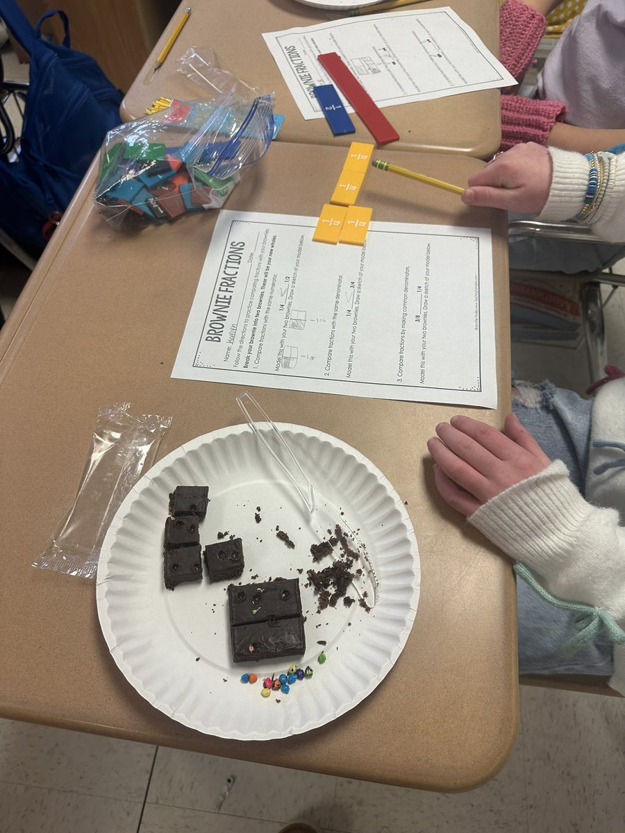 Wendy Morrow (@wendybwgail) on Twitter photo Ss in Ms. Heath’s class are making models to show equivalent fractions and compare fractions. They are doing great with same size whole models! <a href="/MunfordElem/">Munford Elementary</a> <a href="/AshleyGableEDU/">Ashley Gable, NBCT</a> <a href="/MyraBEdwards/">Myra Edwards</a> Ss in Ms. Heath’s class are making models to show equivalent fractions and compare fractions. They are doing great with same size whole models! <a href="/MunfordElem/">Munford Elementary</a> <a href="/AshleyGableEDU/">Ashley Gable, NBCT</a> <a href="/MyraBEdwards/">Myra Edwards</a>