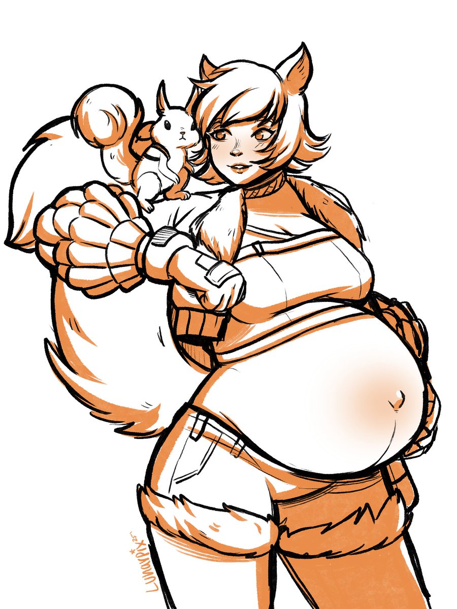 Lunarpix's tweet photo. Squirrel Girl 🧡

Done as a Request for UndeadPreggo 

Consider joining the P@tree0n at the 2nd tier of membership, to have the chance to submit characters every month!

Link in my bio-

#pregnant #pregnantart https://t.co/VzxnMGcntO