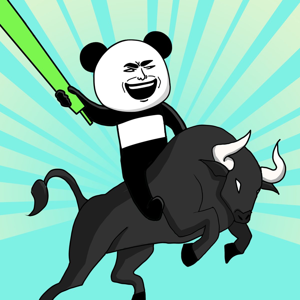 BIAO_meme's tweet photo. The $BIAO Bull is always ready to strike https://t.co/O1OxFw1yuu