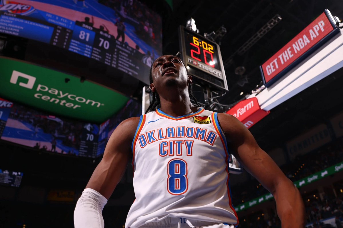 HoopFocusX's tweet photo. Jalen Williams is a first time NBA All Star ⛈️⚡️ https://t.co/hsG1ArrOZb