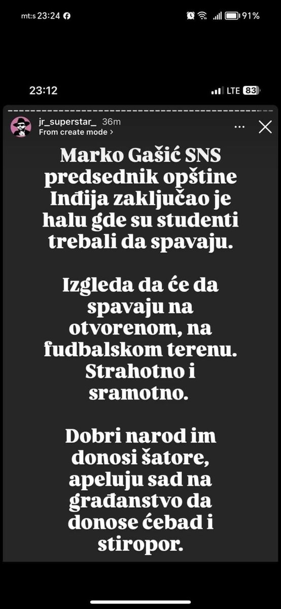 Građani Indjije, da li je informacija tačna?