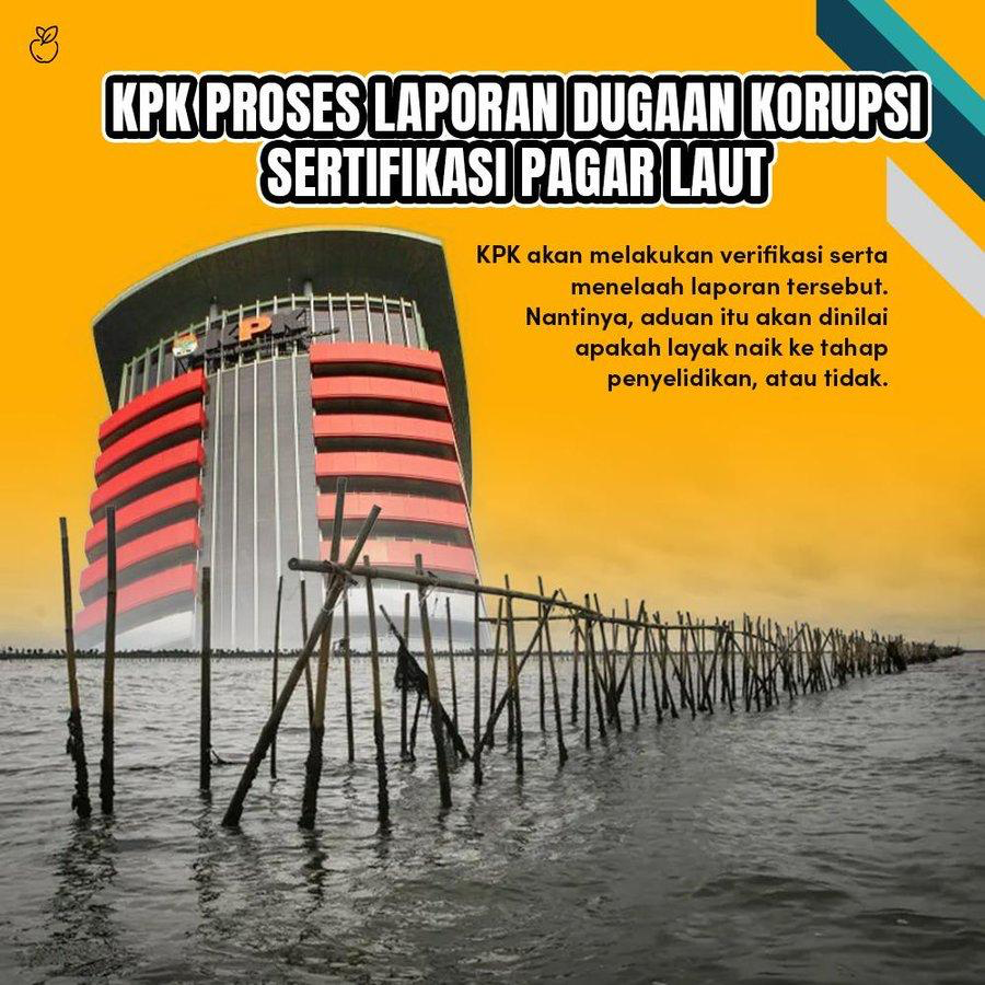 Amykhaila's tweet photo. KPK Proses Laporan Dugaan Korupsi Sertifikasi Pagar Laut

Serene #Perfect10Liners #pengantiniblis #GISELLE_TOXIC Abidzar https://t.co/iRH6pnyKGW