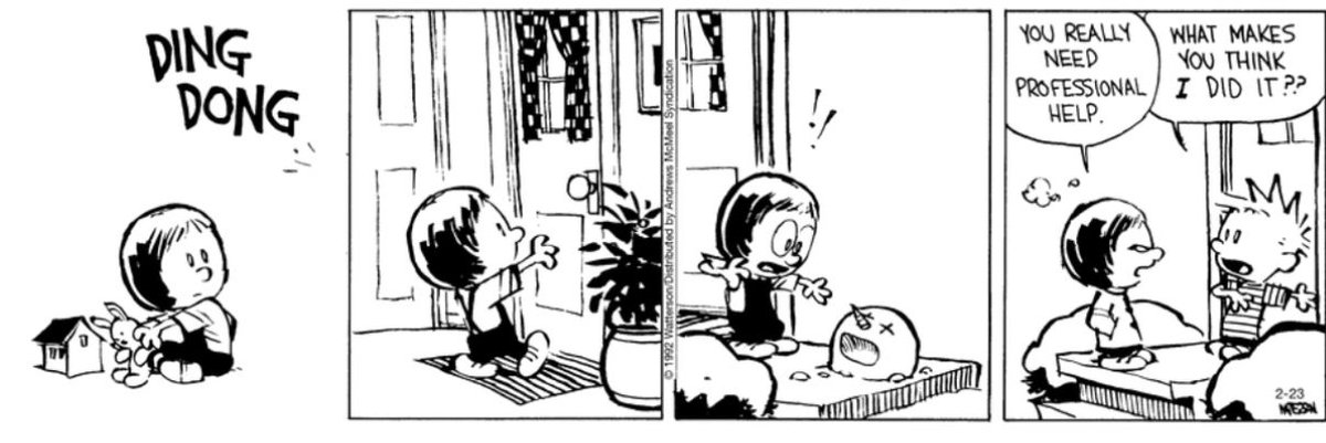 Calvin and Hobbes Fan Account tweet media