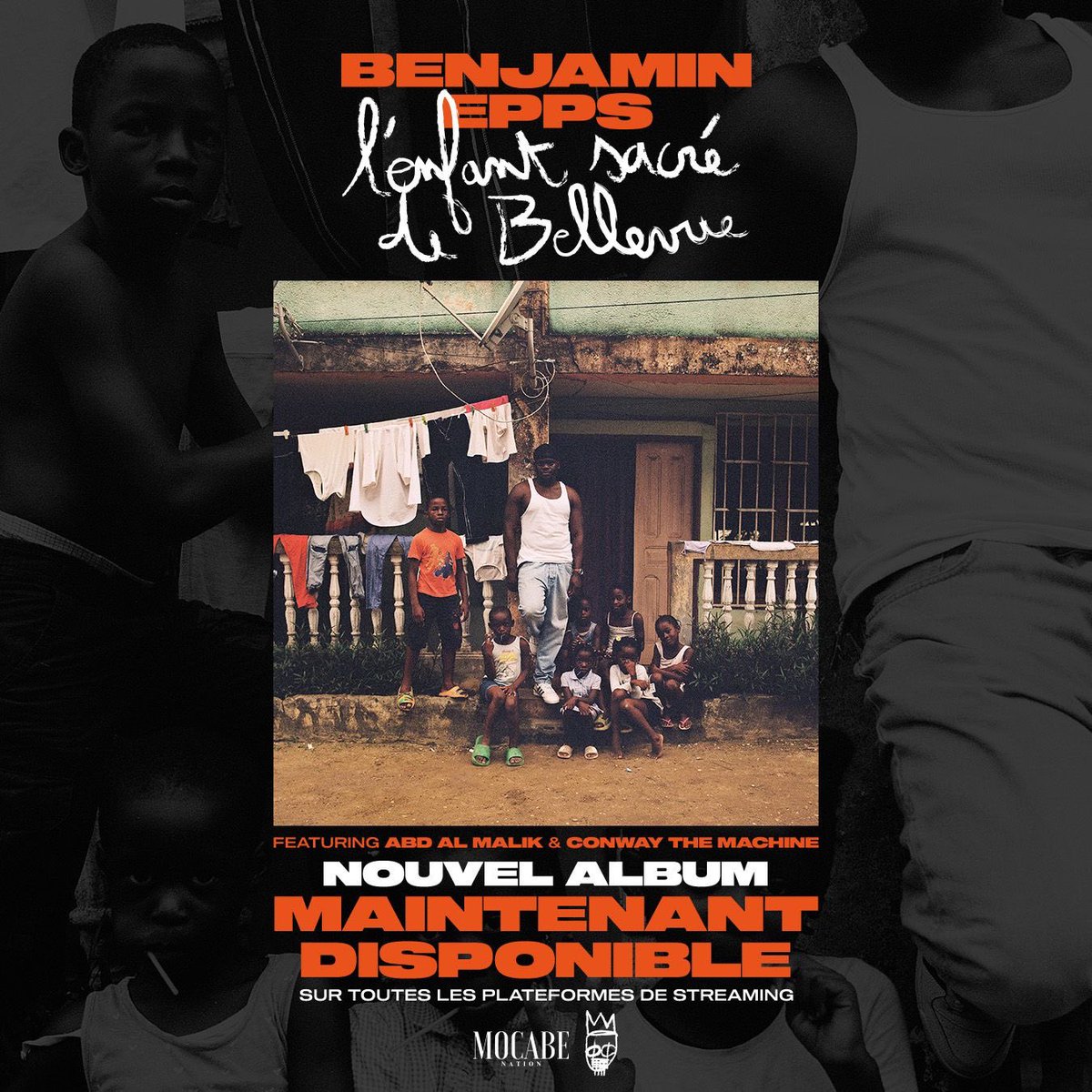 justmusicbeats's tweet photo. "L’enfant sacré de Bellevue" le nouvel album de @BenjaminEpps3 est disponible!
"Shoe Box" feat. @WHOISCONWAY Produit par @justmusicbeats 🫡 https://t.co/79E0U7mzwI