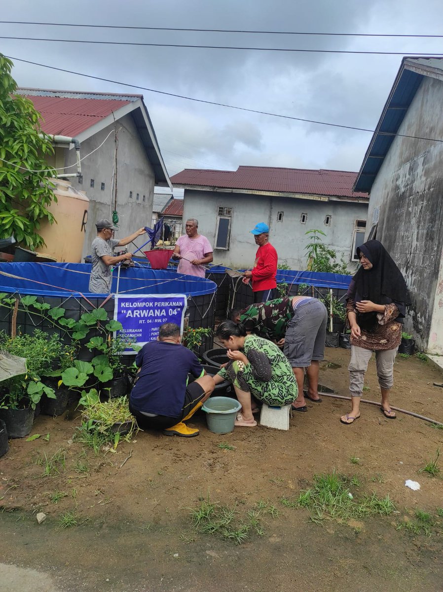 fatmaptk03's tweet photo. Selasa, 21 Januari 2025, Fatmawati, Luhkan Kota Pontianak, di Pokdakan Arwana 4, Kec.Pontianak Timur, melakukan kunjungan dan  pencatatan  hasil produksi ikan lele sebanyak 150 kg dgn harga 23.000/kg
#GiatLuhkanSatminkalTegal
#Luhlapor https://t.co/pGgVg4khj4