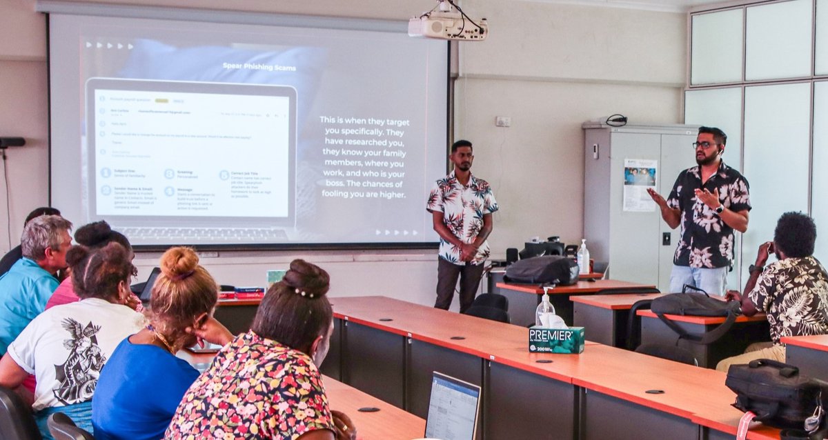 aptcpacific's tweet photo. Congratulations to all participants who successfully completed our Cyber Security Awareness Training, demonstrating APTC’s ongoing commitment to digital security and capacity building throughout the Pacific and Timor-leste 🎉
#APTC #CyberResilience https://t.co/rBts3uEQK1
