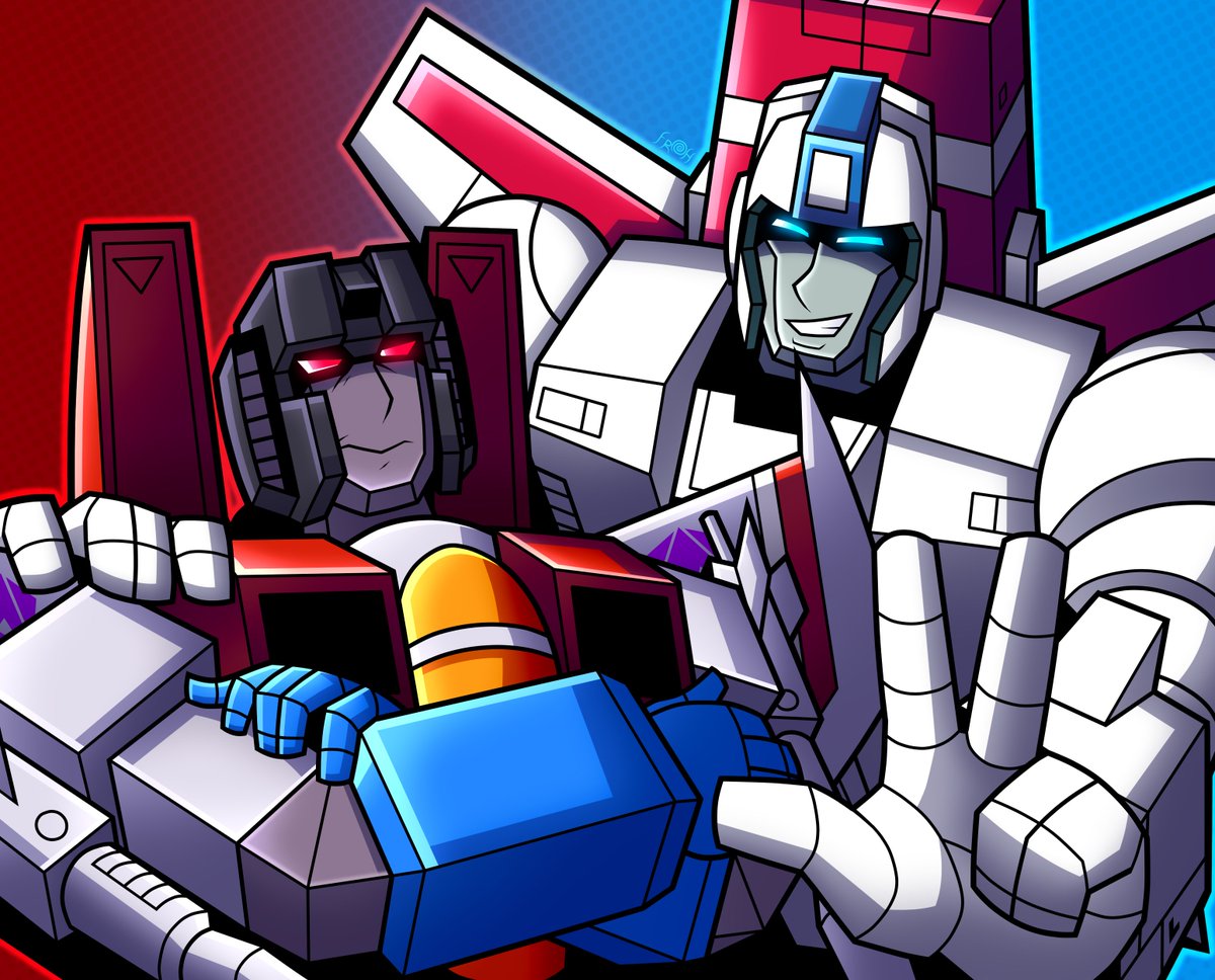 fred1032's tweet photo. "Science Friends" (STARSCREAM x JETFIRE)

Me inspire en los dibujitos de @yagm17 :3

#Transformers #Transformersprime #TransformersAnimated #transformersreactivate #Transformersfanart #transformersau #Robot #Robots #Hasbro #hasbropulse #art #draw #drawingart #drawingart https://t.co/ArTI9imJea