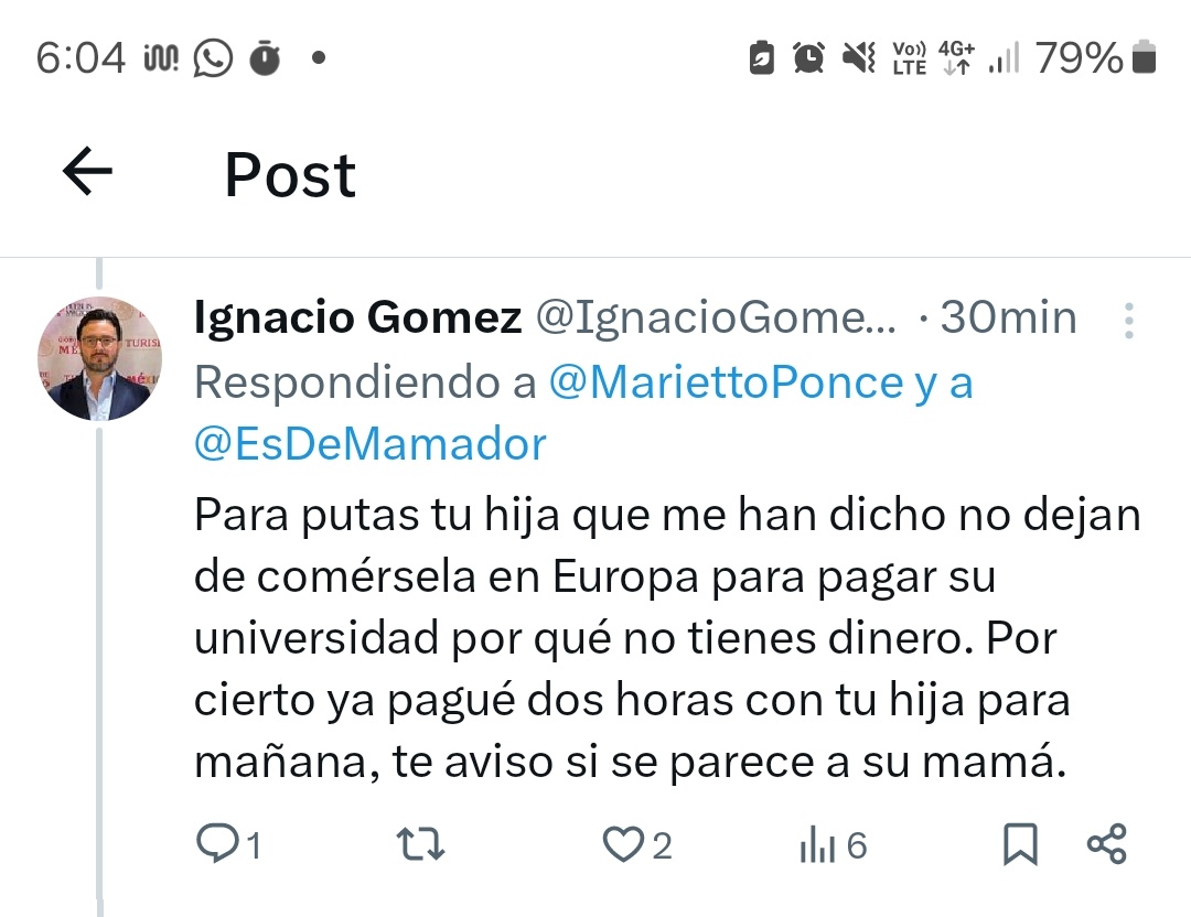 MariettoPonce's tweet image. Vean como se expresa @IgnacioGomez81 de una menor de edad, ojo acá @UCA_Oficial , por qué serán los chairos desviados y pedófilos?
