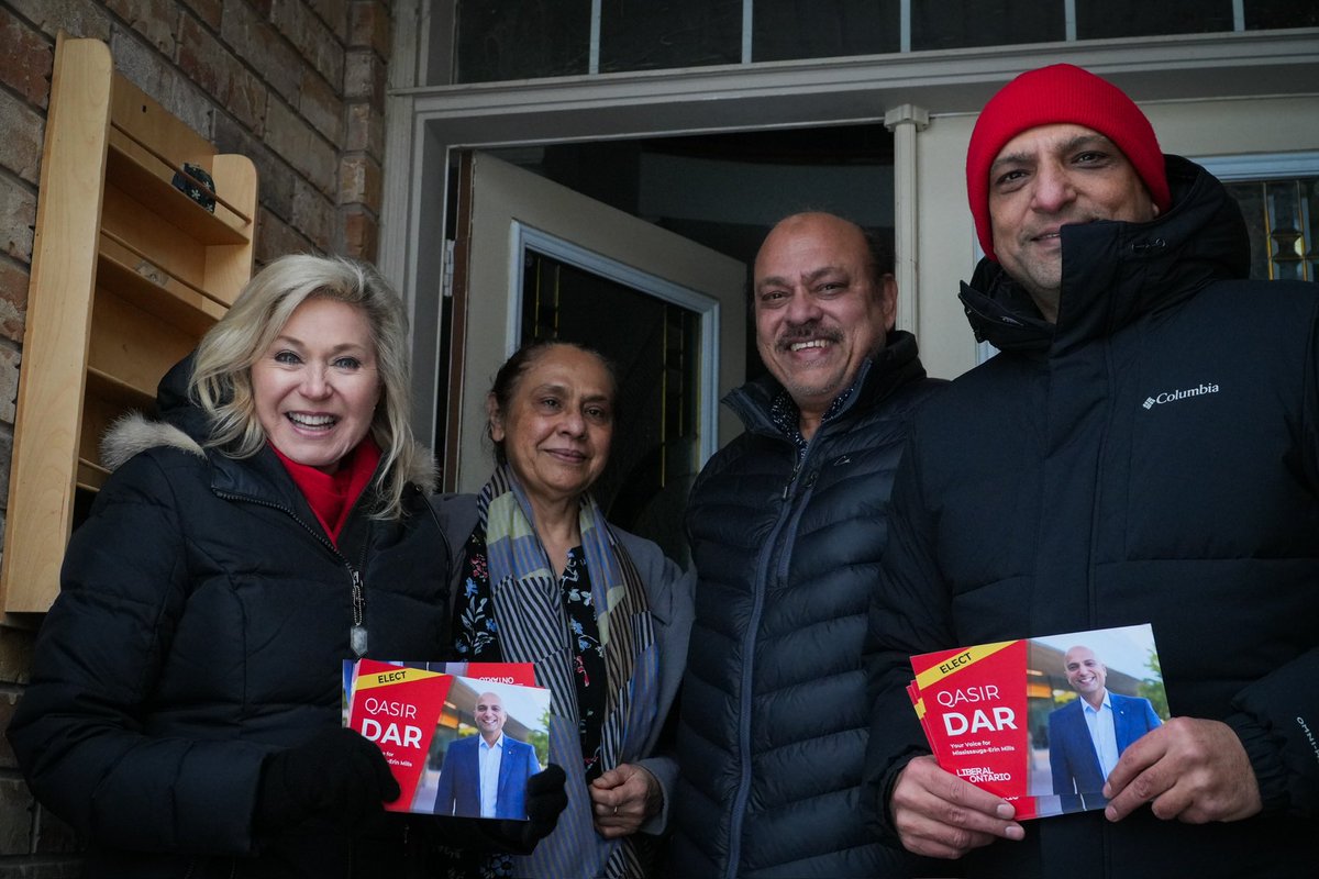 So great to be back knocking on doors in Mississauga! I look forward to representing my great city again.