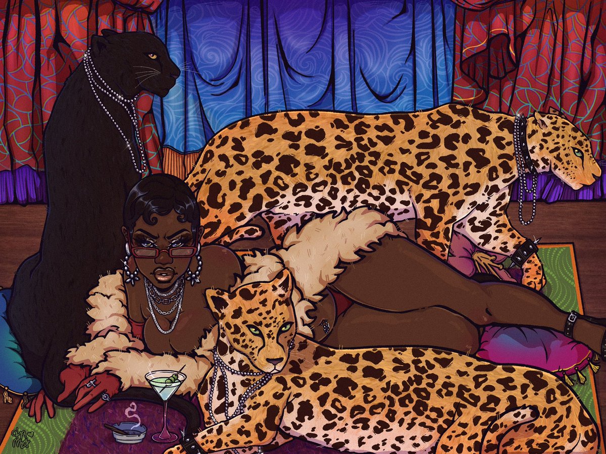 tamerzbobamerz's tweet photo. Big Purrr 💋🐆🍸 https://t.co/PHhaY0LXhd