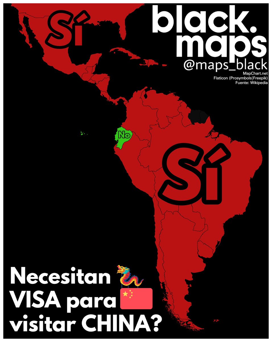 maps_black's tweet photo. Necesitas VISA para visitar China 🇨🇳? https://t.co/UJ5GvZzdG0