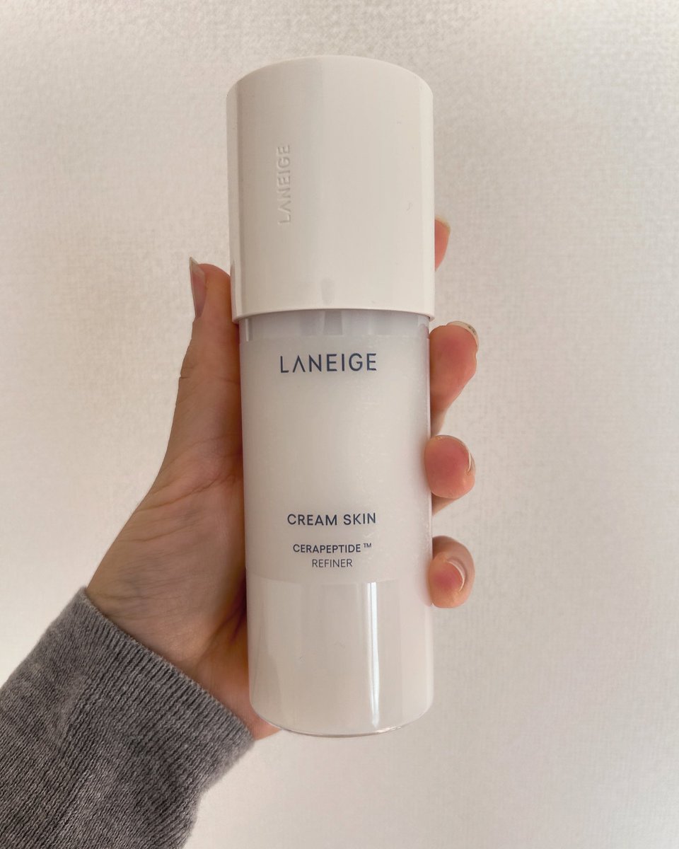 最近のお気に入り♡
保湿特化なのにシャバシャバ系の化粧品。

#ラネージュ　#クリームスキンローション　#pr