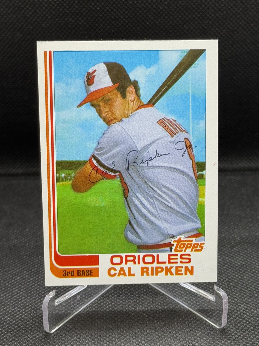 tw804's tweet photo. Topps Flagship Baseball Card of the Day: 1982 Topps Traded #98T Cal Ripken Jr.

Part of my 1982 Topps Traded set build (132/132, 100%) https://t.co/oBFe7Jbjjj