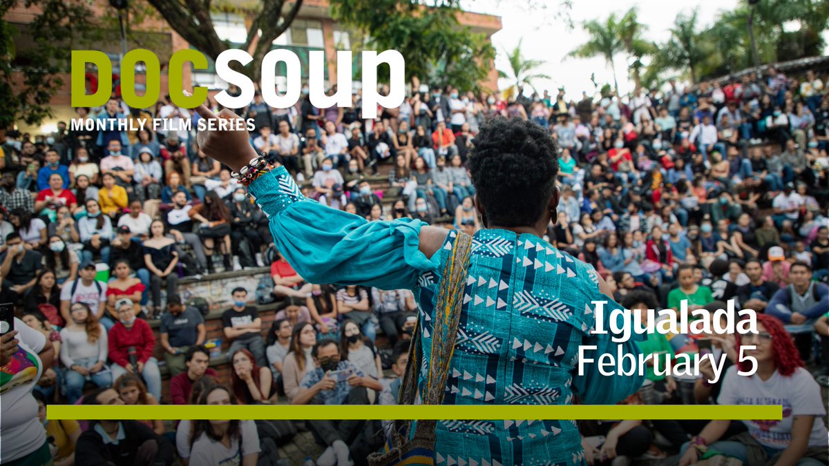 🎬 Next Wednesday!

Join us for the February Doc Soup screening of IGUALADA—an inspiring biographical doc to follow a rural Black Columbian activist to challenge the status quo—with director Juan Mejía Botero in attendance on Feb 5.

🎟️ Save your ticket: ow.ly/9pG450UQJOb