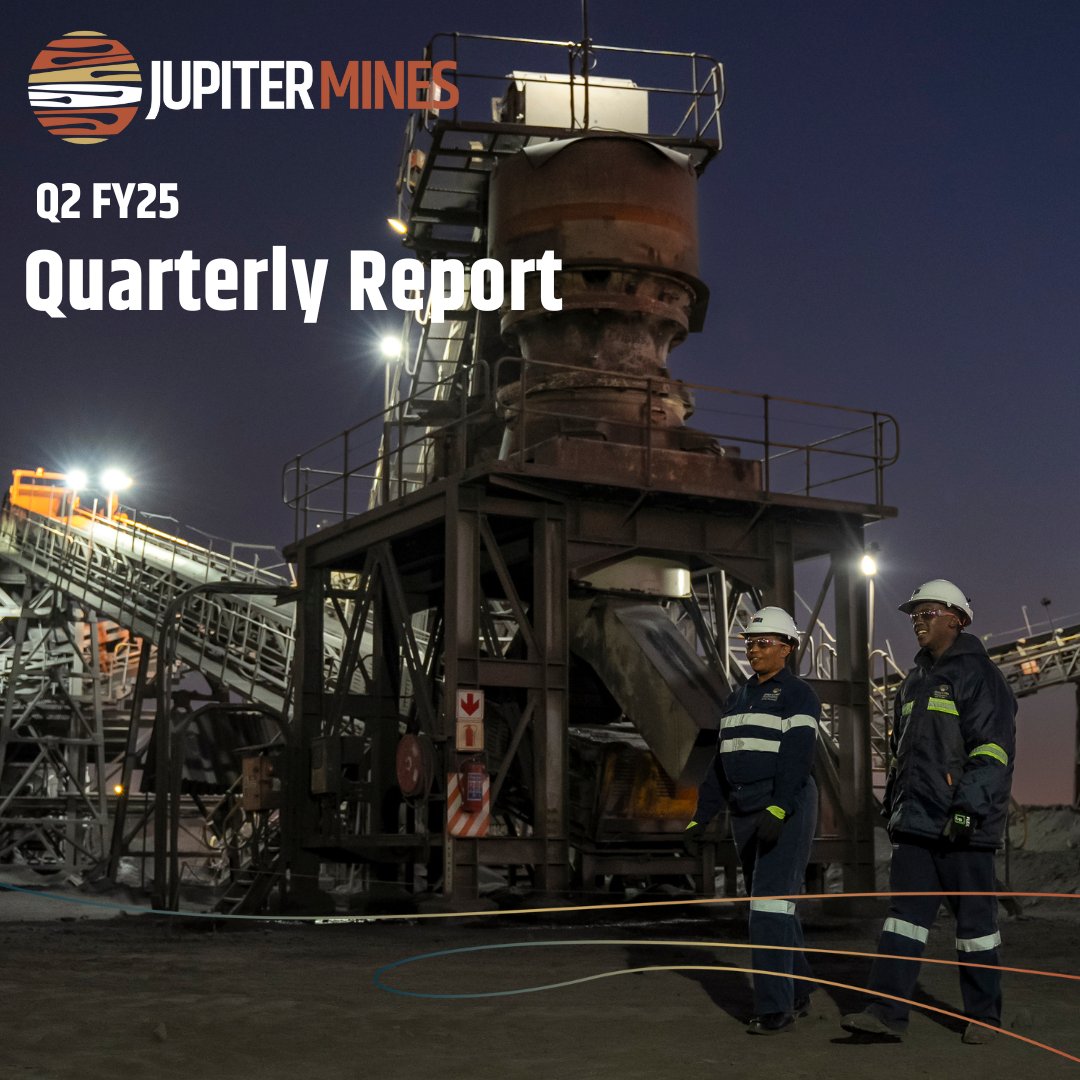 MinesJupiter's tweet photo. $JMS has released its December 2024 Quarterly Activities Report, detailing performance at the Tshipi #manganese mine 👉https://t.co/97jQ7GMJ5P Register to join the investor call today at 10:00am AWST / 1:00pm AEST: https://t.co/dyqR5sgZaH  
#ASX #Mining #MiningStocks https://t.co/PyqS3LFNQx