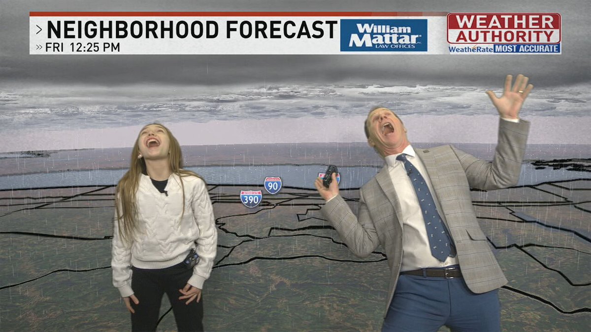 13WHAM's tweet photo. Meet our Mini Meteorologist for January, Buckman Heights Elementary School fifth-grader Sophia Rorabaugh! 

Watch her amazing appearance: https://t.co/mVc6ifS4Gu https://t.co/qPI9kaqyw9