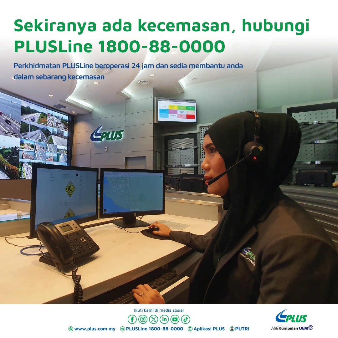 JaPenWPKL's tweet image. Perlukan bantuan kecemasan ketika di lebuh raya PLUS?🚨

Sumber : PLUS Malaysia 

#PLUS_Safety 
#MalaysiaMADANI 
#TaatSetia 
#KomunikasiKita 
#KLCeria 
#CMSWPKL