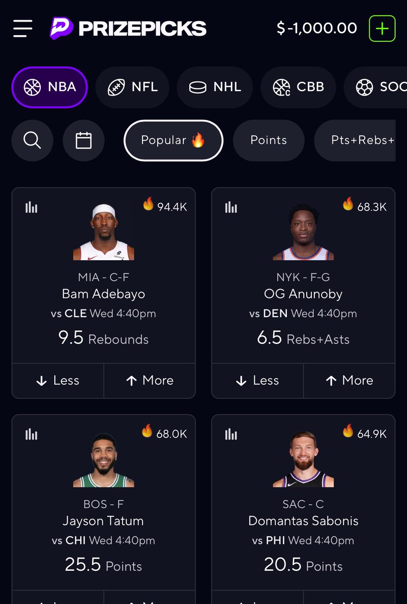 TripleOGTymLau's tweet photo. Being In debt with prize picks is diabolical 🤣🤣🤣🤣🤣🤣🤣🤣🤣🤣🤣🤣🤣🤣🤣 https://t.co/n0Hi8xSx5d