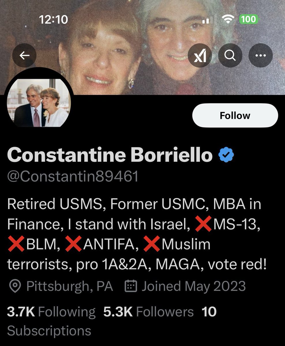 Conservative Cat (@lynnhall268) on Twitter photo Please give <a href="/Constantin89461/">Constantine Borriello</a> a follow and a repost or shoutout to show our appreciation for their service.
Retired USMC
Thank you for your service. We appreciate you. Please give <a href="/Constantin89461/">Constantine Borriello</a> a follow and a repost or shoutout to show our appreciation for their service.
Retired USMC
Thank you for your service. We appreciate you.