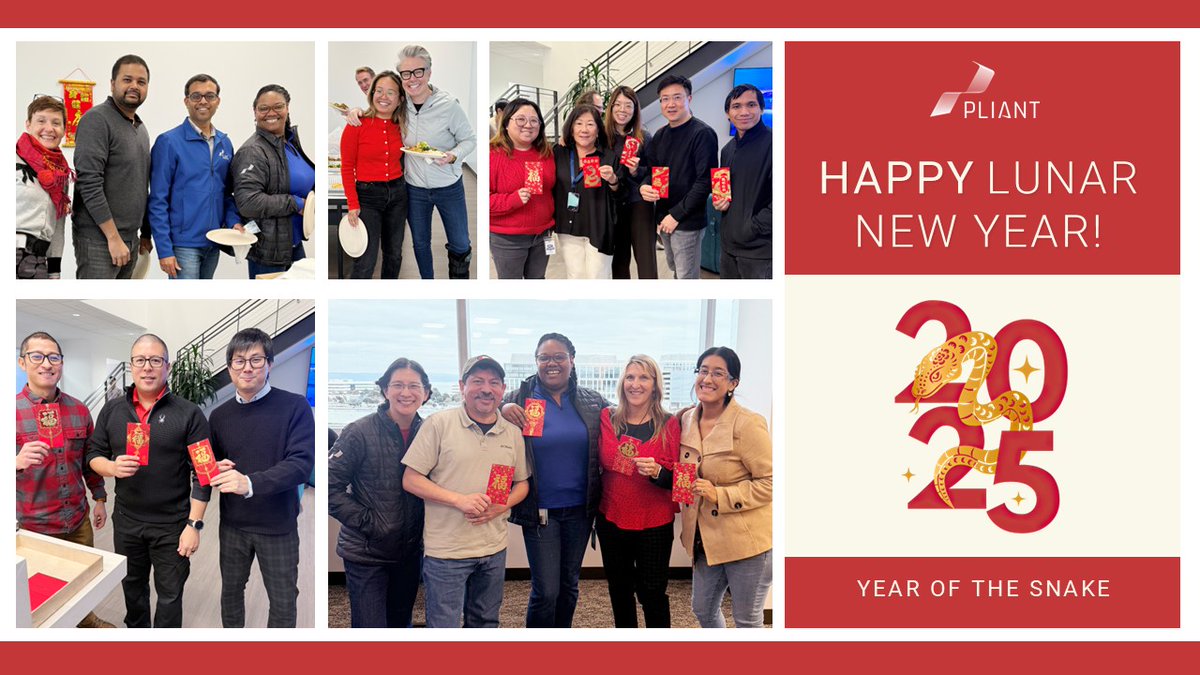Happy New Lunar Year! Today, we celebrated the Year of the Snake with a special lunch, bringing our team together to enjoy delicious Chinese cuisine &amp; embracing the unique stories that enrich our workplace culture. Wishing everyone wisdom, growth, and prosperity! #YearOfTheSnake
