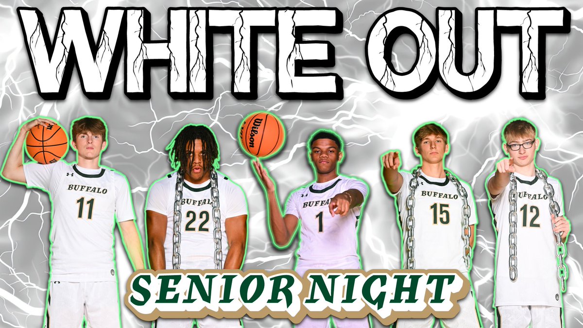 FRIDAY NIGHT. SENIOR NIGHT. WEAR WHITE.