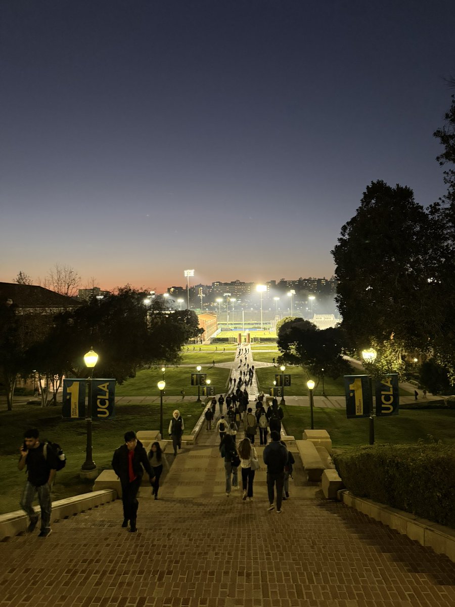 histarch's tweet image. UCLA campus at night. ❤️