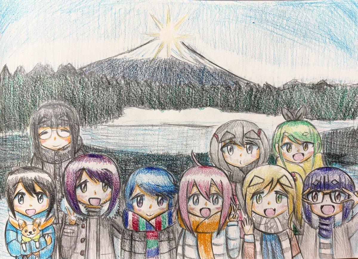 ゆるキャン「#ゆるキャン 100話おめでとうございます!私はまだコミックス分の92話までしか」|青葉クワックス🍥逃走中×謎解きのイラスト