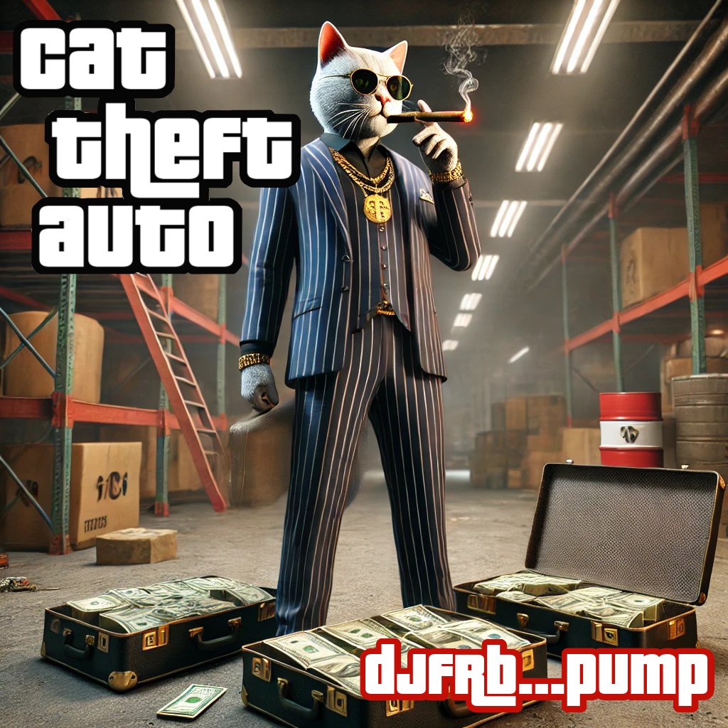 <a href="/NikolaBench/">Dr. Hodl 💎</a> 🚀🐱 Cat Theft Auto (CTA) 

💰 Current Price: $0.005726
📈 Market Cap: $5.7M
💧 Liquidity: $373K

💸 24H Volume: $153K
🔗 Trade CTA/SOL on Raydium: Dexscreener
🌐 Website: cattheftauto.life
🐦 Twitter: @CatTheftAuto
📢 Telegram: t.me/CatTheftAuto