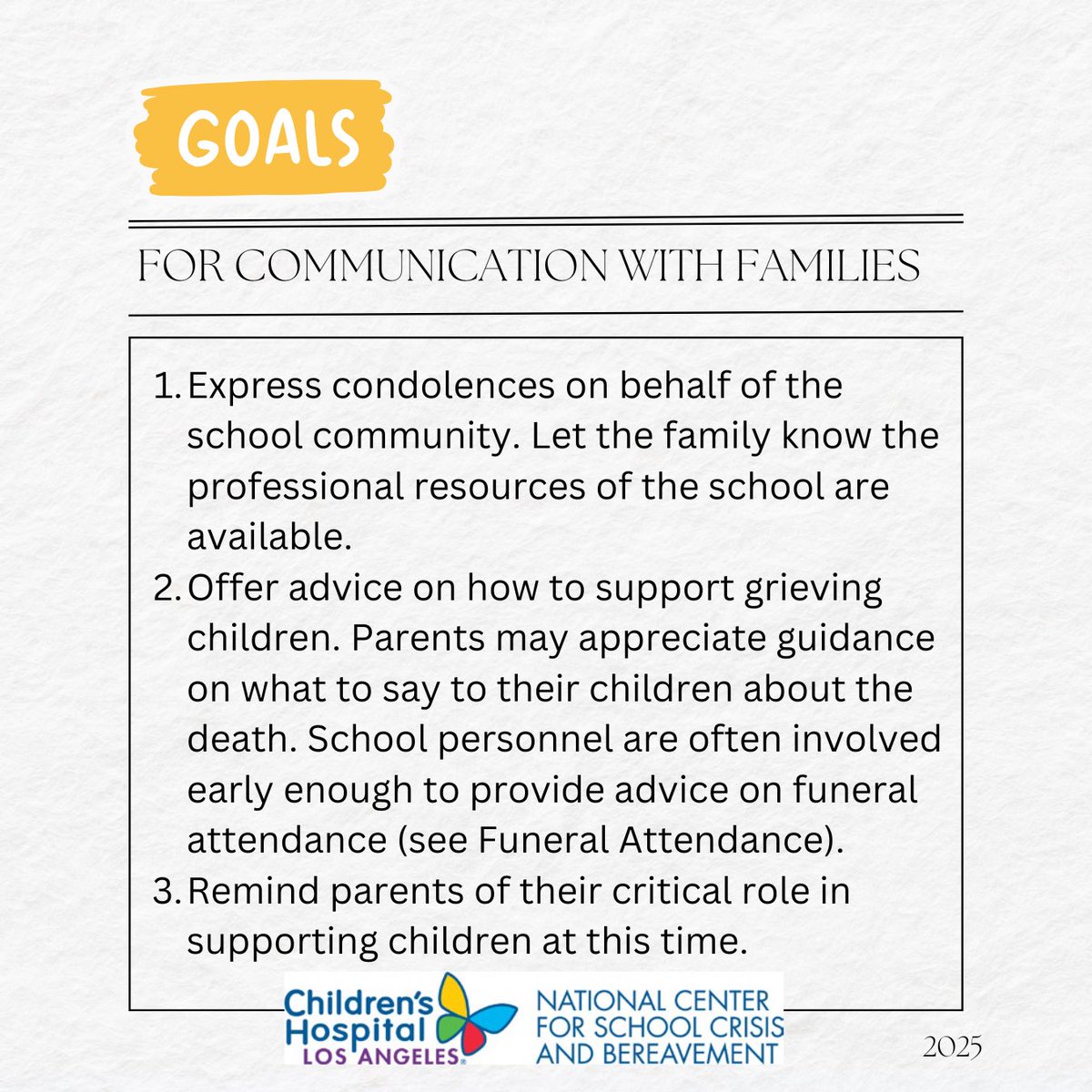 Supporting families during times of grief is essential to help children heal. 💛 Learn more about effective communication and guidance for families in our module:
grievingstudents.org/module-section…
 
#GriefSupport #FamilyGuidance #HealingTogether #grievingstudents