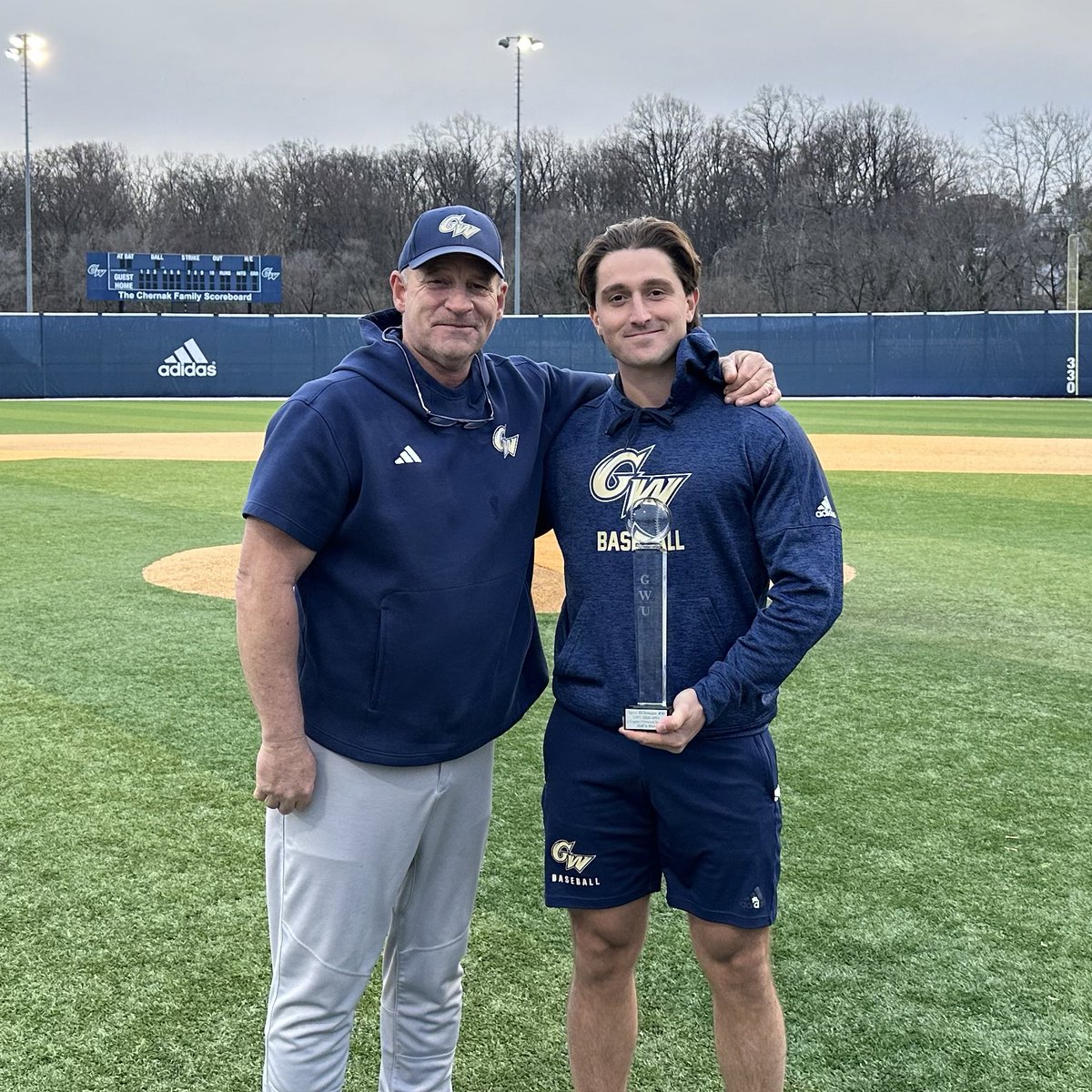 GW Baseball tweet media