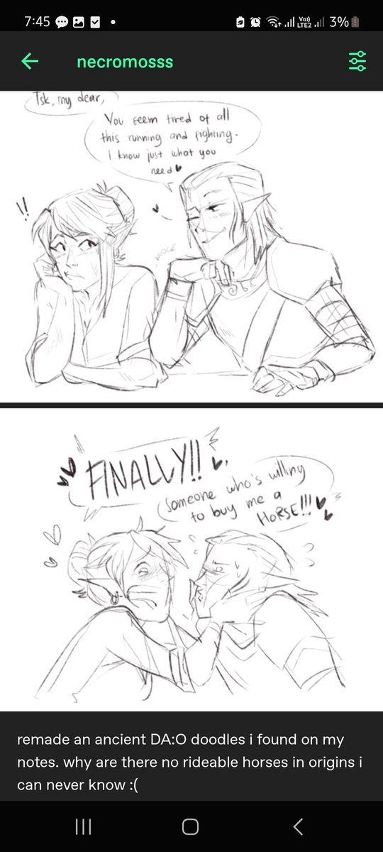 THESE R SO OLD IM DYINGGGhGGg
Also (not so) fun fact, Velara was supposed to be dead from the Archdemon (she didnt opt to do the ritual) BUT I RELOADED CUS I CANT do that to Zevran AAAAAAAAAA