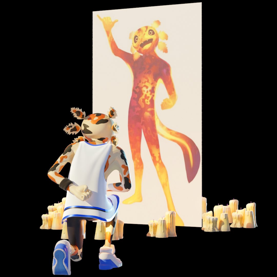 AxoMaster's tweet image. Summoning Lava Axo skin for next update