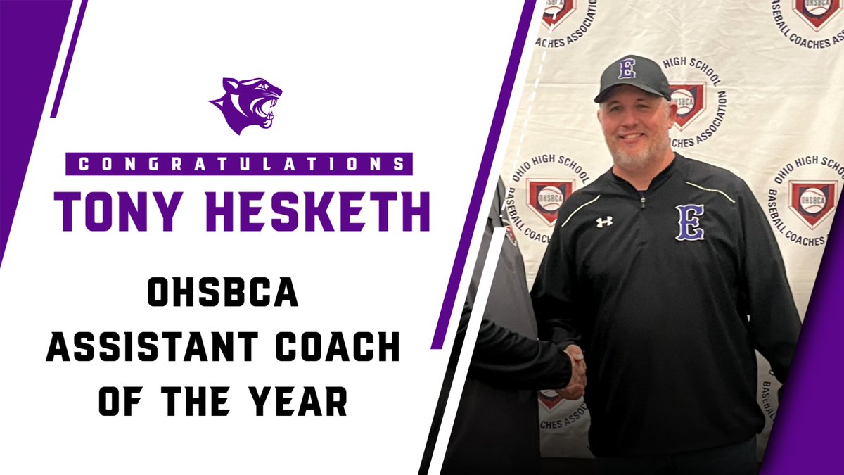 Coach Tony Hesketh was awarded the Assistant Coach of the Year by the Ohio High School Baseball Coaches Association. The 1991 Elder grad has been a member of Coach Mark Thompson’s staff since 1997!

Congratulations Coach Hesketh!

#Altiora