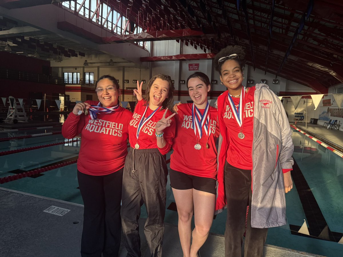 Westfield_SWIM's tweet photo. Everyone brought home some bling and some great memories today at the 2025 Jv UIL district  meet.  Mustang Proud ! @whsmustangs @SpringISDAthl @SpringISD https://t.co/t4bigGvAdh