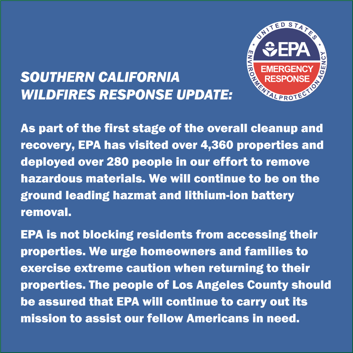 EPA Pacific Southwest Region tweet media