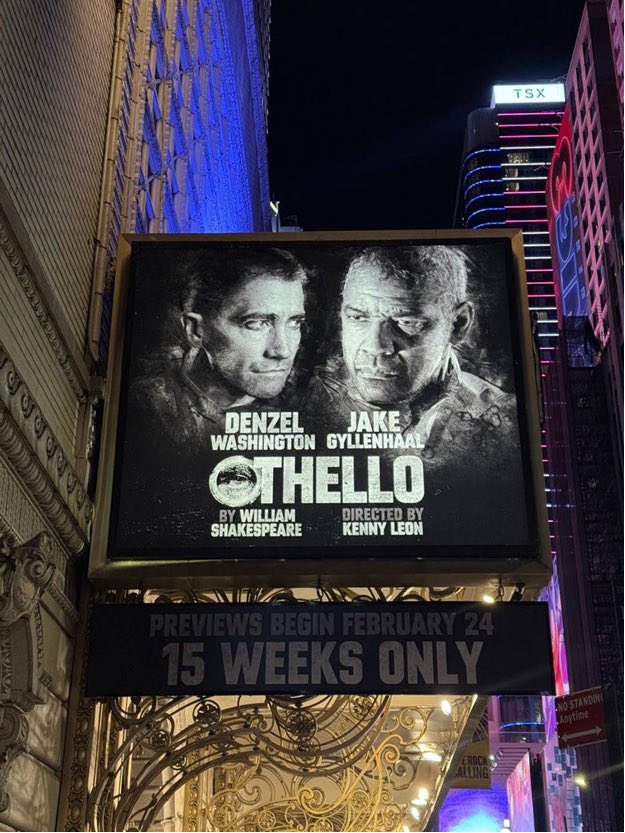 Thrilled to share I’m a co-producer for Othello coming to Broadway this spring! ⭐️
