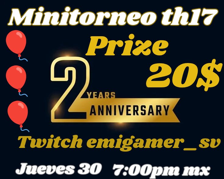 Empezó el party!!! 🥳
Vení 👇
twitch.tv/emigamer_sv