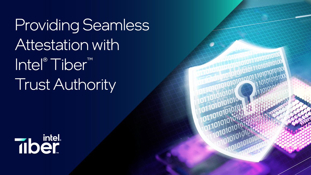 IntelSoftware's tweet image. Attestation is a crucial process in #ConfidentialComputing for providing stakeholders with a cryptographic of the state of the CC environment. Intel is working closely with @NVIDIA to provide a unified attestation for customers using Intel TDX. Read on: intel.ly/4jOGpQC
