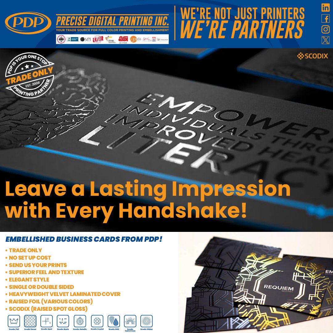 PrintingPrecise's tweet image. Leave a lasting impression with embellished business cards. Contact us today to see what we can do for you! #printing #printingservices #printingindustry #embellishment #largeformatprinting #scodix #businesscards #businesscarddesign

Learn more here »» precisedigitalprinting.com