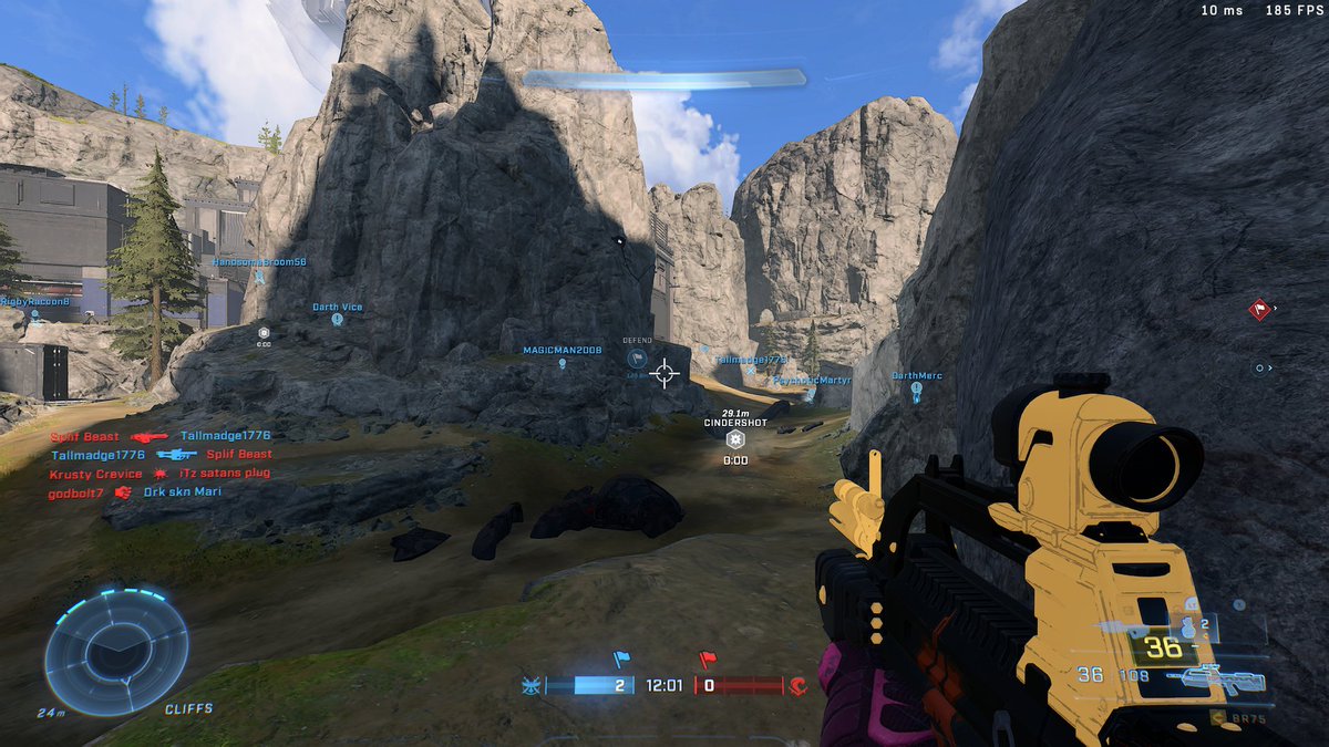 Anyone else getting high frames on Xbox? (185fps)