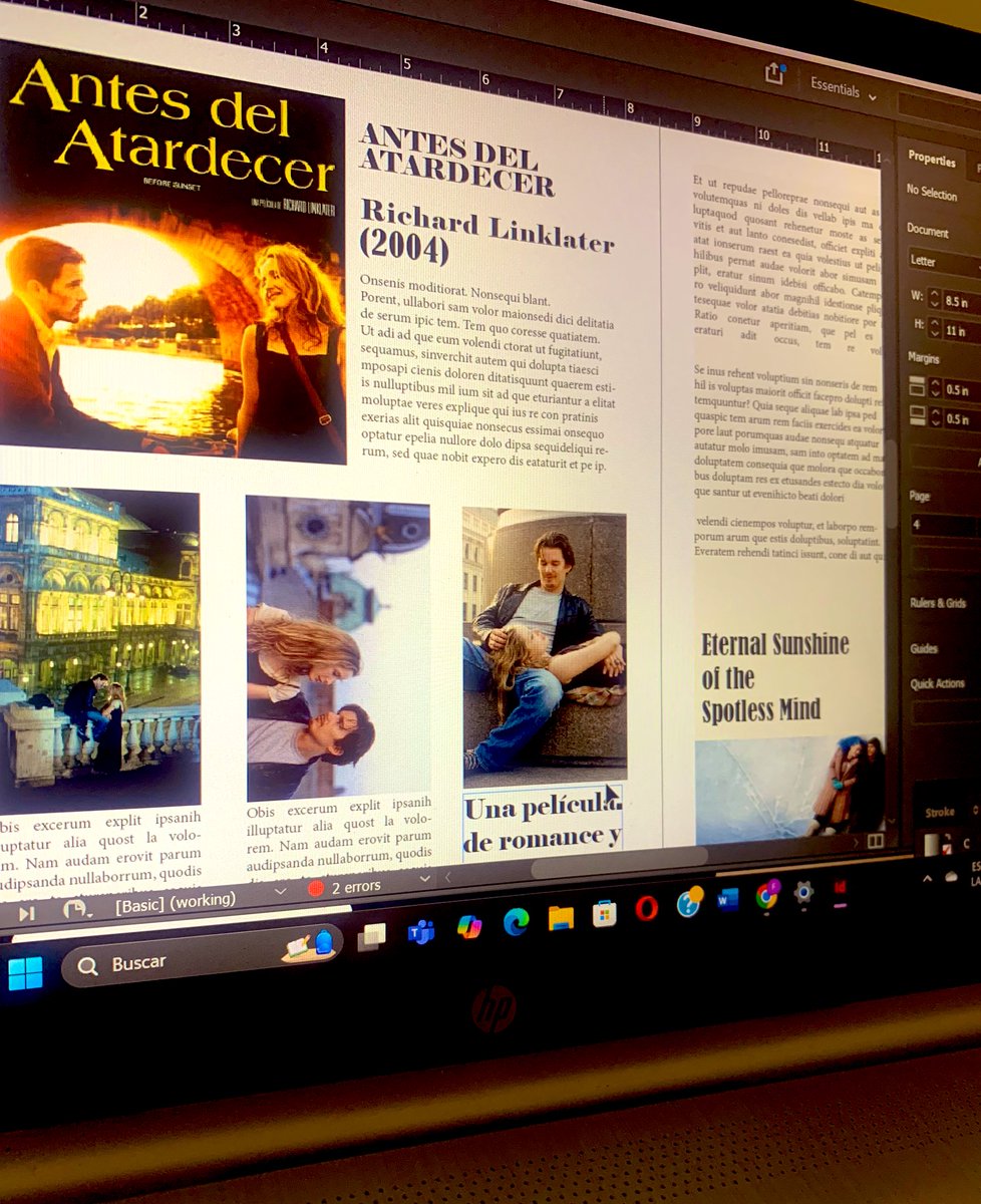 franchescaninaa's tweet photo. ¿A quién más le gusta el diseño editorial? 

💻📌Estoy empezando pero me ha gustado bastante hasta ahora. https://t.co/L1p322WRzc